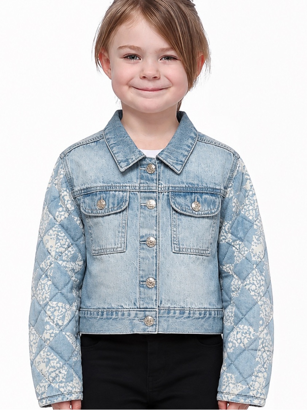 Cat & Jack size 6/7 Light Wash Denim Jacket
